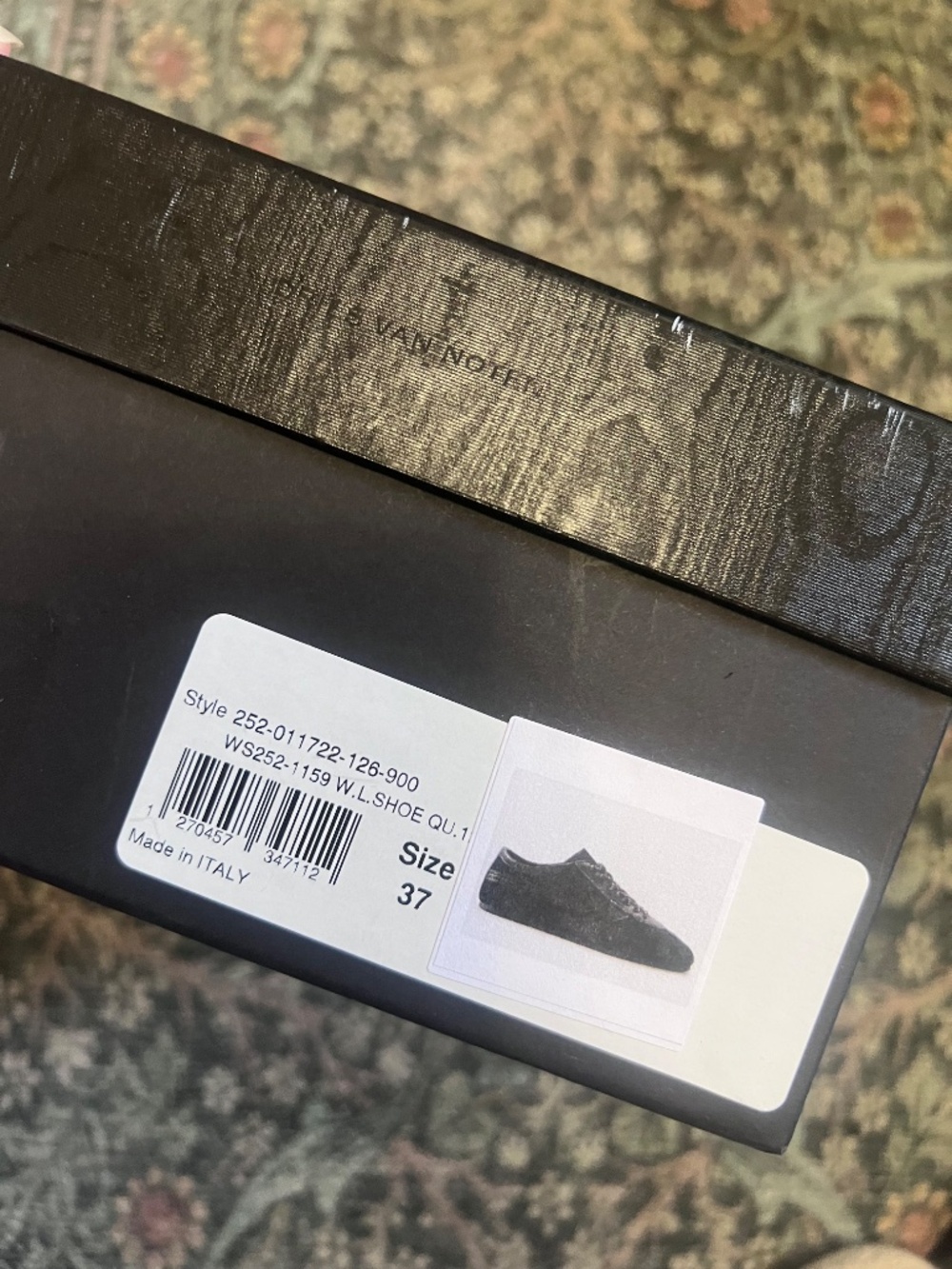 Dries Van Noten Mixed Leather Sneakers - Picture 7 of 7